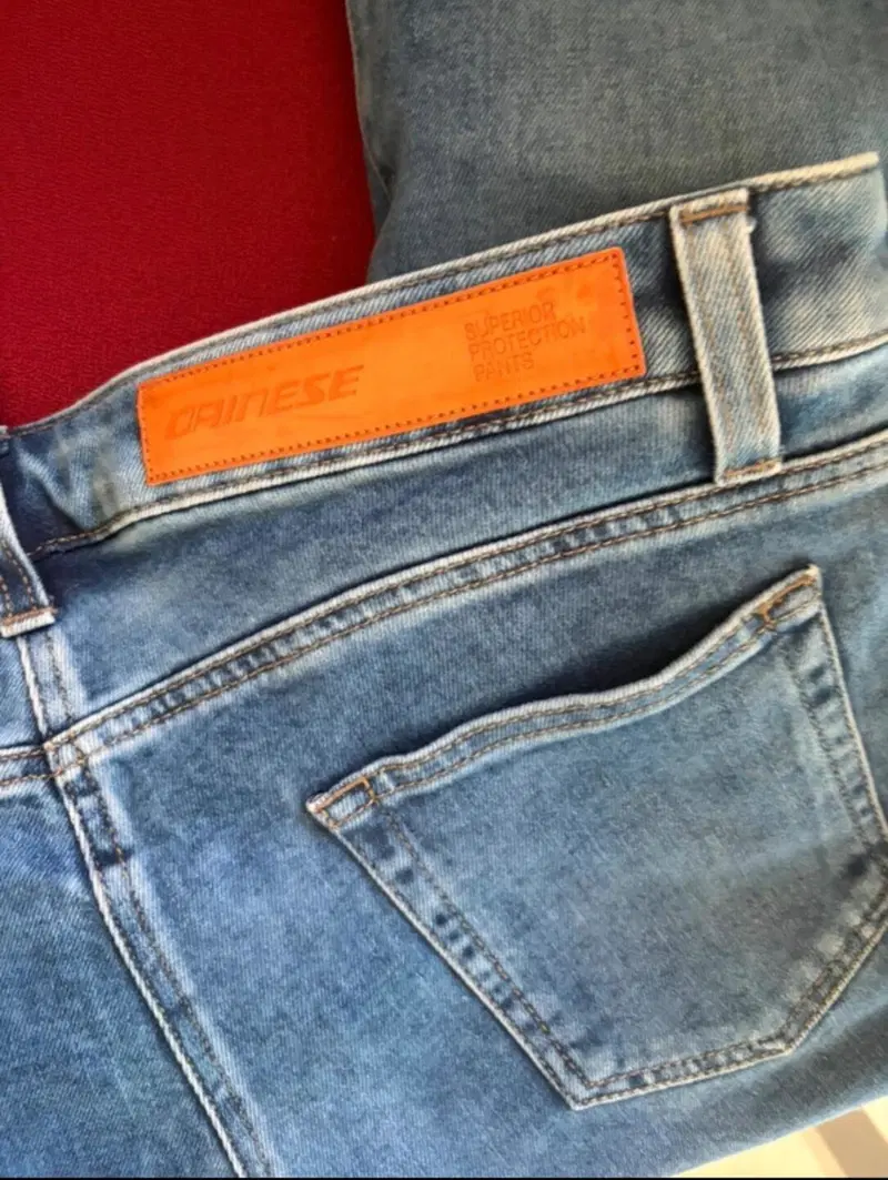 Jeans denim stone slim lady Dainese (2)