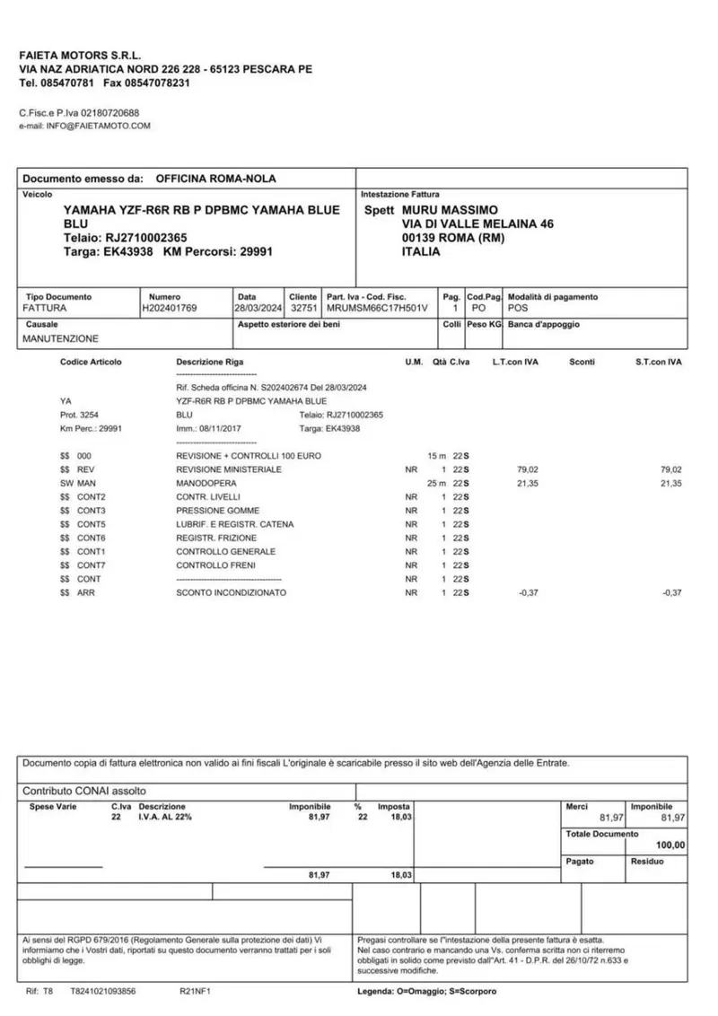 Yamaha YZF R6 (2017 - 20) (37)