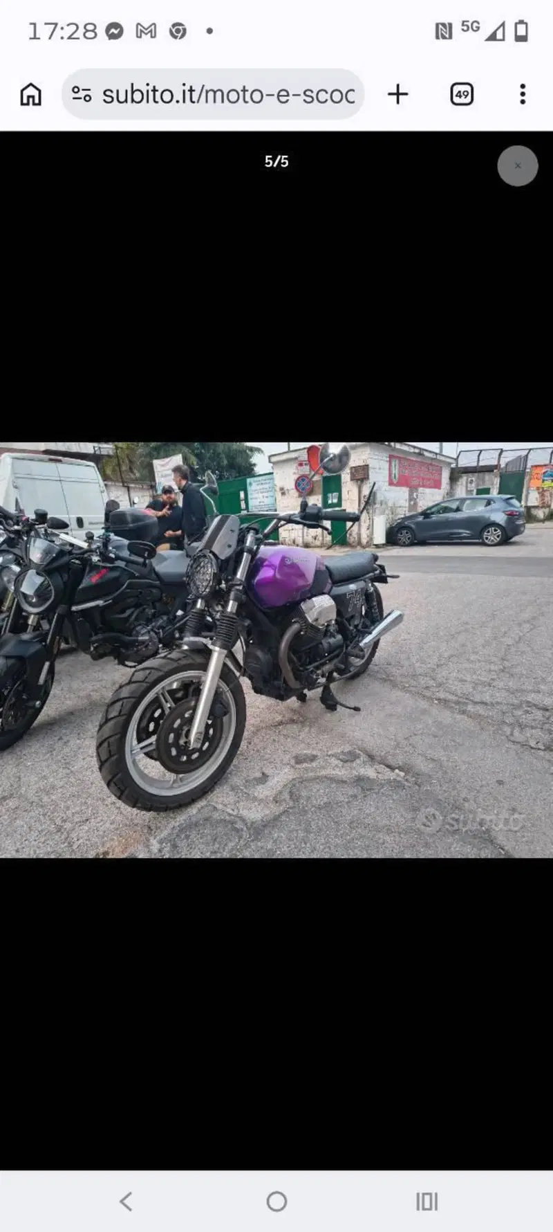 Moto Guzzi T3 850 cafè race 