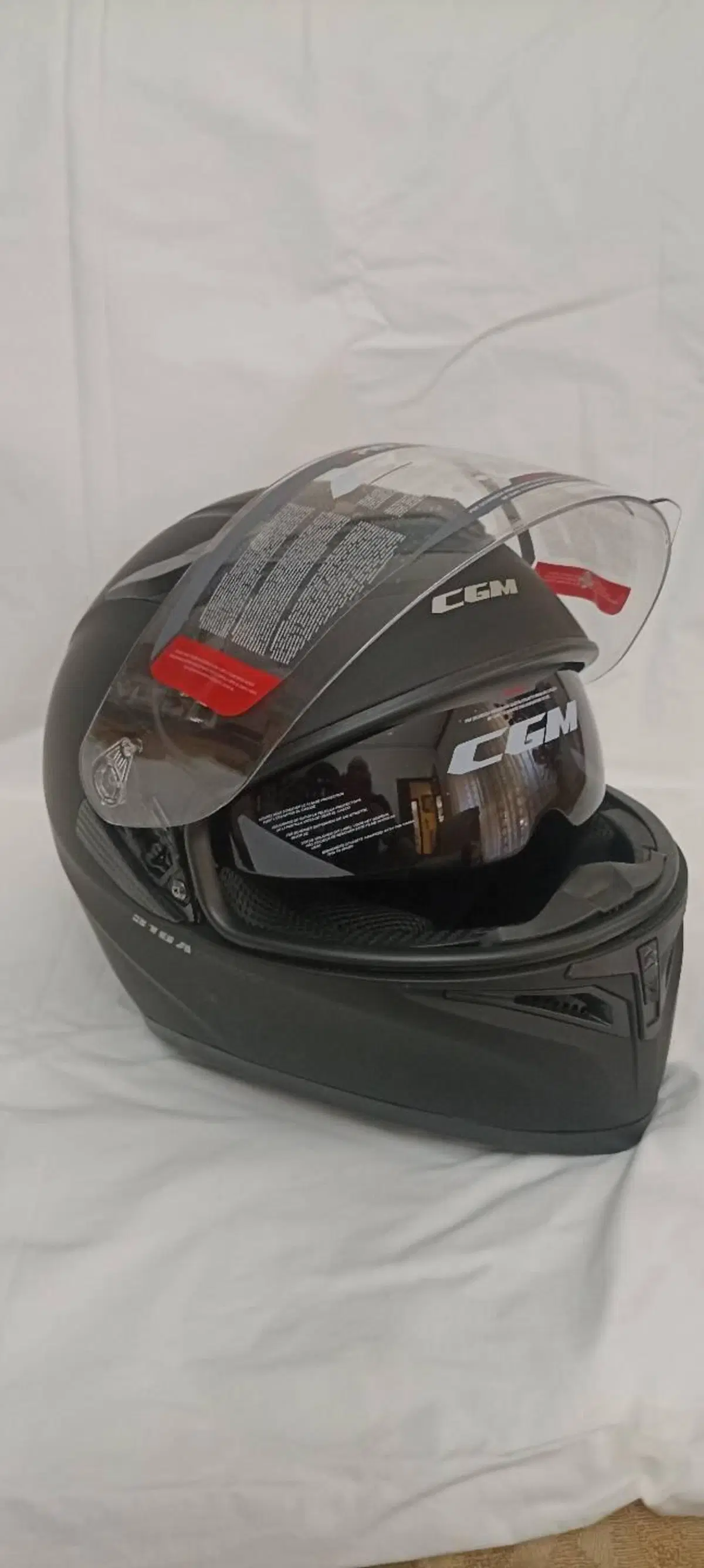 Casco CGM 316A TAMPERE MONO Nero opaco con Pinlock (2)