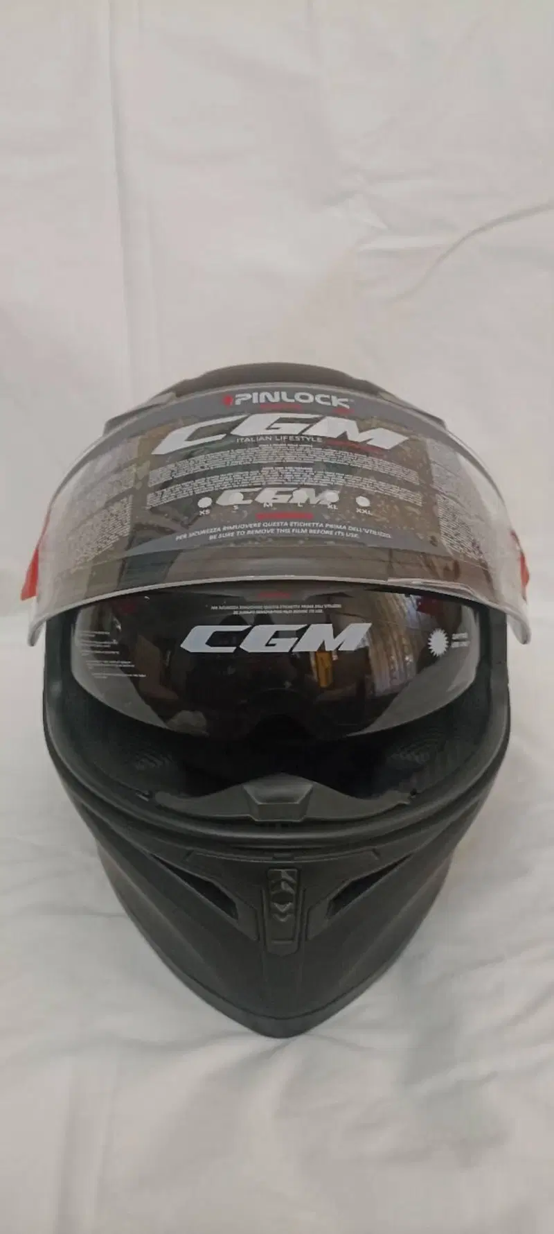 Casco CGM 316A TAMPERE MONO Nero opaco con Pinlock (4)