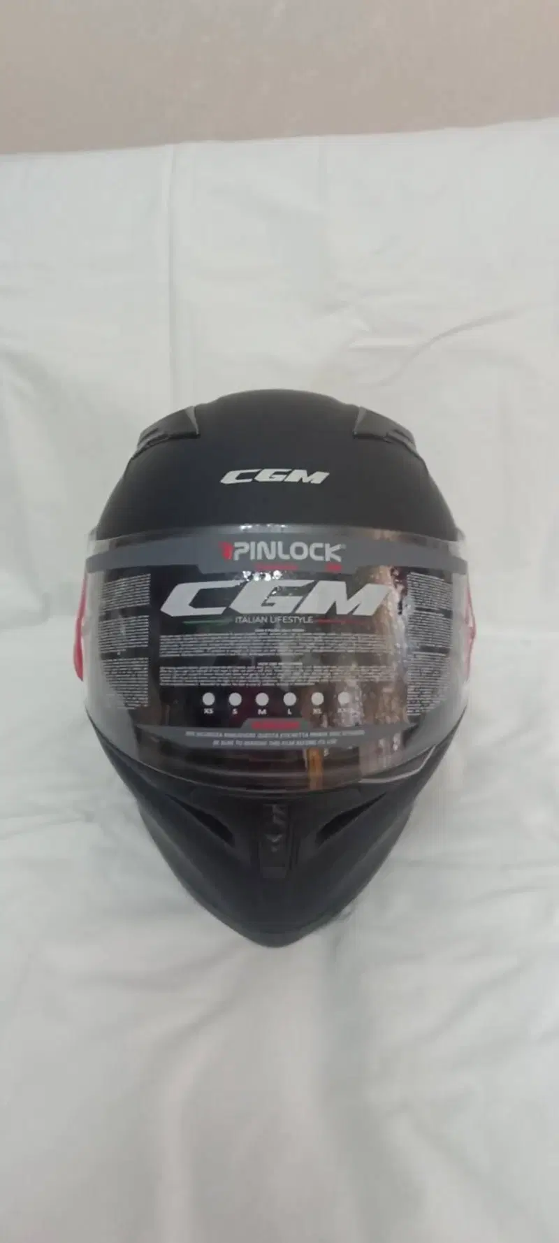 Casco CGM 316A TAMPERE MONO Nero opaco con Pinlock (9)