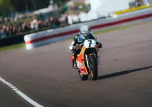 Freddie Sheene a Goodwood sulle moto del papà Barry