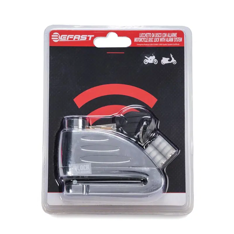 Bloccadisco con allarme Befast perno 6mm