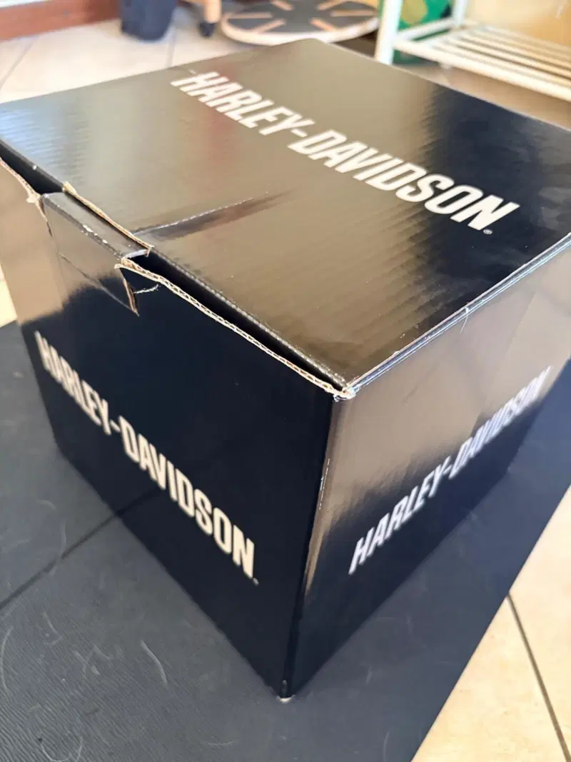 Casco Harley-Davidson originale bianco con visiera Bell (9)