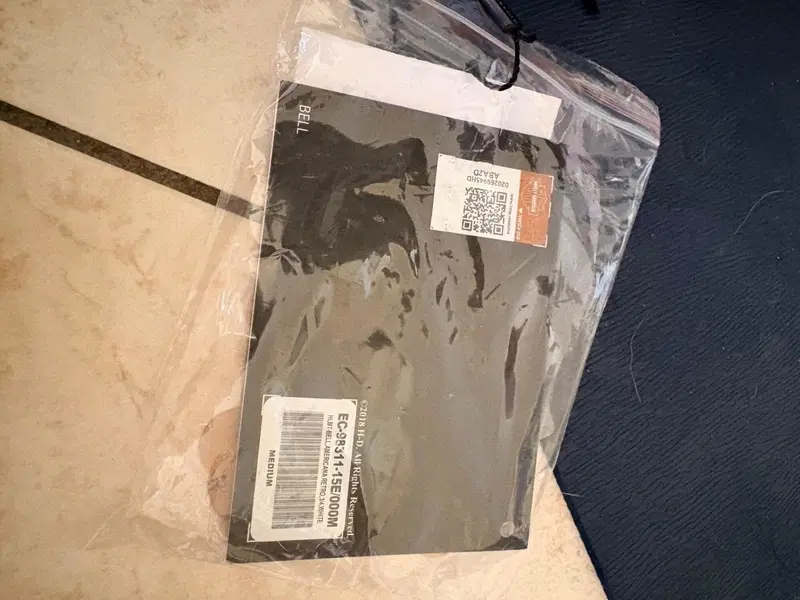 Casco Harley-Davidson originale bianco con visiera Bell (10)