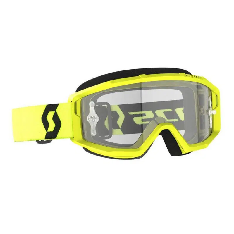 Occhiali cross Scott Primal clear Giallo Nero lent