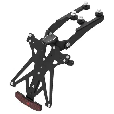 Kit portatarga con catadiottro e luce targa Lighte Lightech