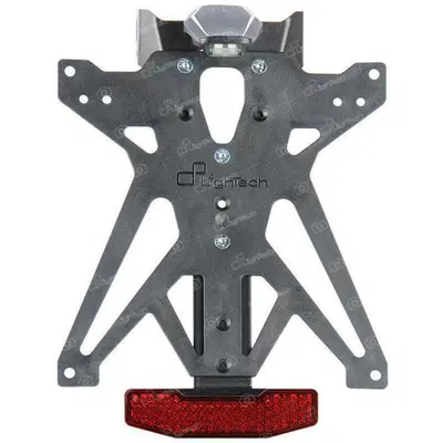 Kit portatarga con catadiottro e luce targa Lighte Lightech