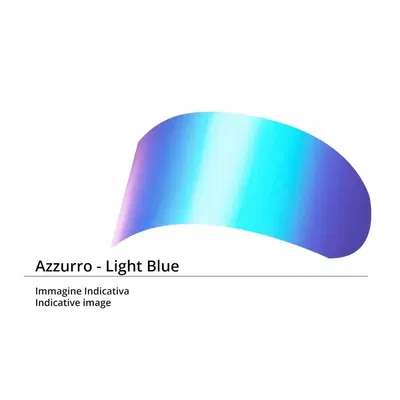 Visiera per Nolan N20 azzurra per calotte da XXS a 