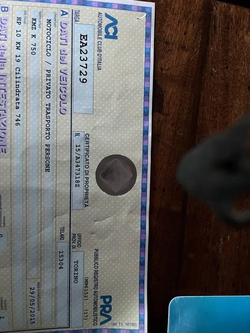 Dnepr KMZ Dnepr K750 con sidecar – Moto d’epoca certificata ASI – Restaurata (6)