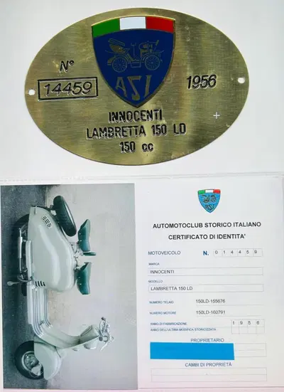 Innocenti LD150 d'epoca