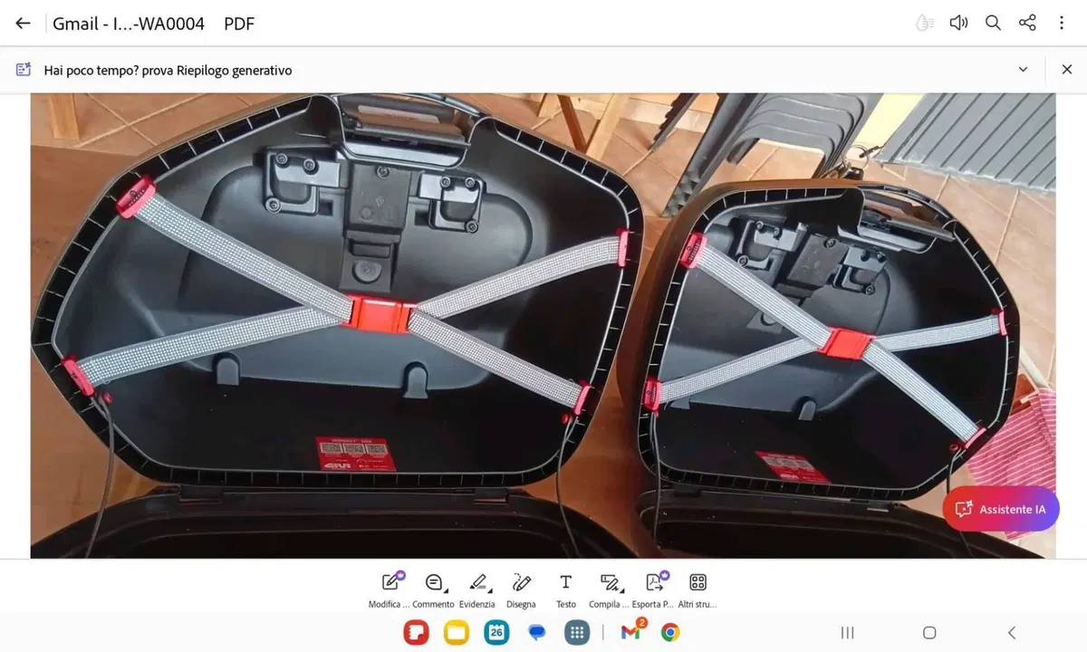 Coppia di borse laterali per moto Givi (4)