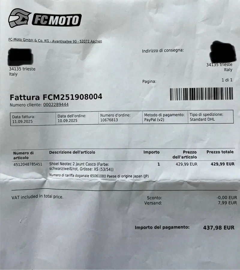 Shoei Neotec II Jaunt – taglia XS (7)