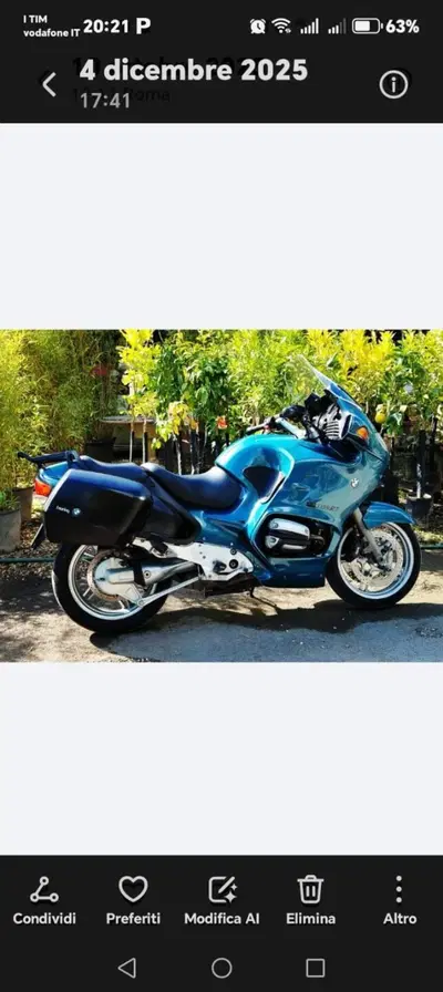 Bmw  R 1150 rt d'epoca