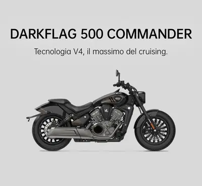 Benda Motorcycles Dark Flag 500 Commander (2026) nuova