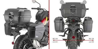 Portavaligie laterali specifico per Monokey Givi R