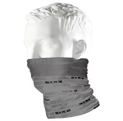 Cilindro scaldacollo plurifunzionale Sixs Grigio