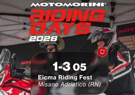 Moto Morini all'EICMA Riding Fest di Misano