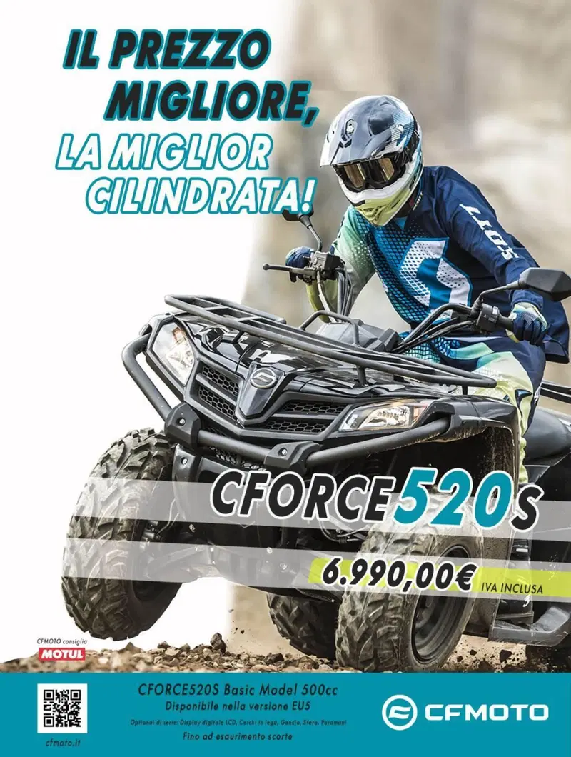 CFMOTO CFORCE 520L X5 Passo Lungo (2023 - 26)