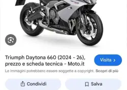 Triumph Daytona 660 (2024 - 26) usata