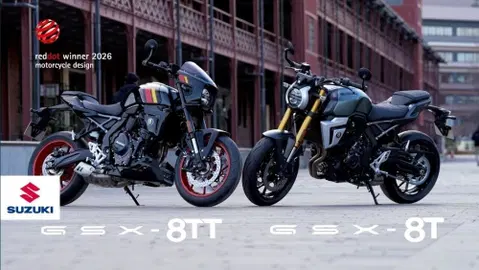GSX-8T/8TT | Red Dot Award 2026 | Suzuki