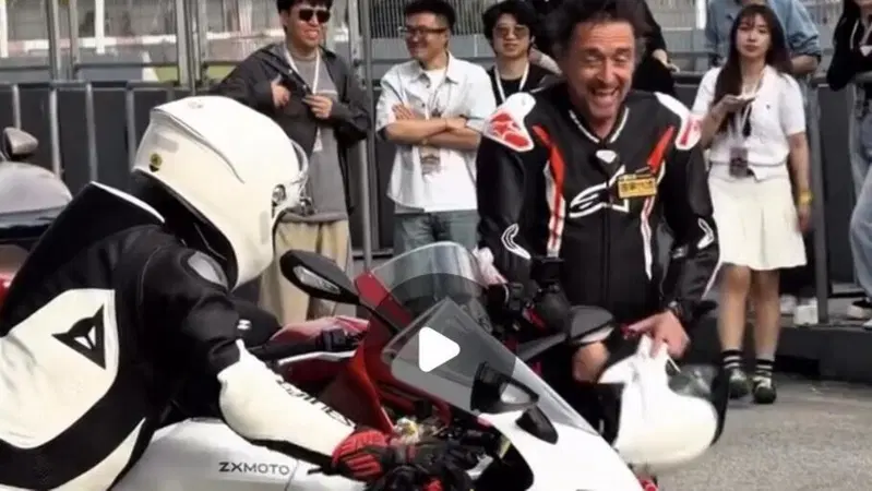 Richard Hammond e Zhang Xue in pista con la ZXMoto 820 RR-R [VIDEO]