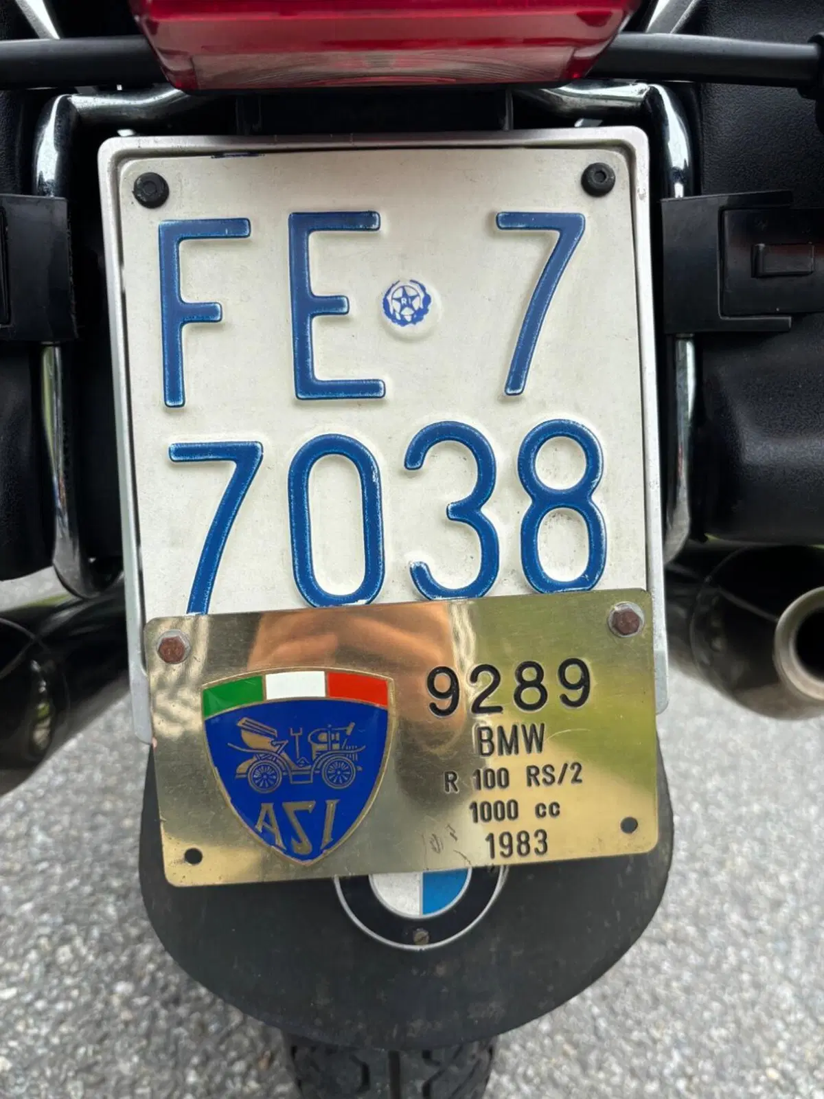 Bmw R100 rs/2 limited nr 403 of 500 targa oro asi  (10)