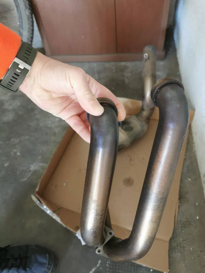 Collettore scarico bmw (5)