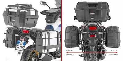 Portavaligie Laterale Givi per Honda XL750 Transal