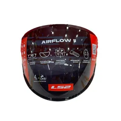 Visiera lunga Casco LS2 Airflow II OF616 Nera Fum&eacute;