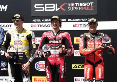 SBK 2026. GP di Ungheria. Nicolò Bulega in pole position al Balaton Park