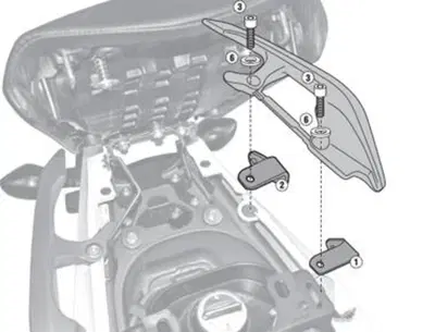 Kit specifico Givi 1111kit per PLX1111/PL1111/PL11