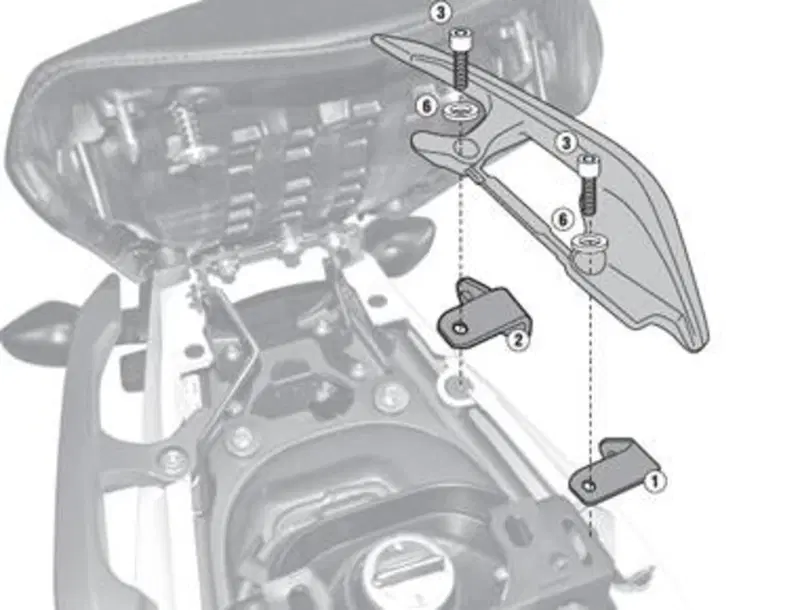 Kit specifico Givi 1111kit per PLX1111/PL1111/PL11