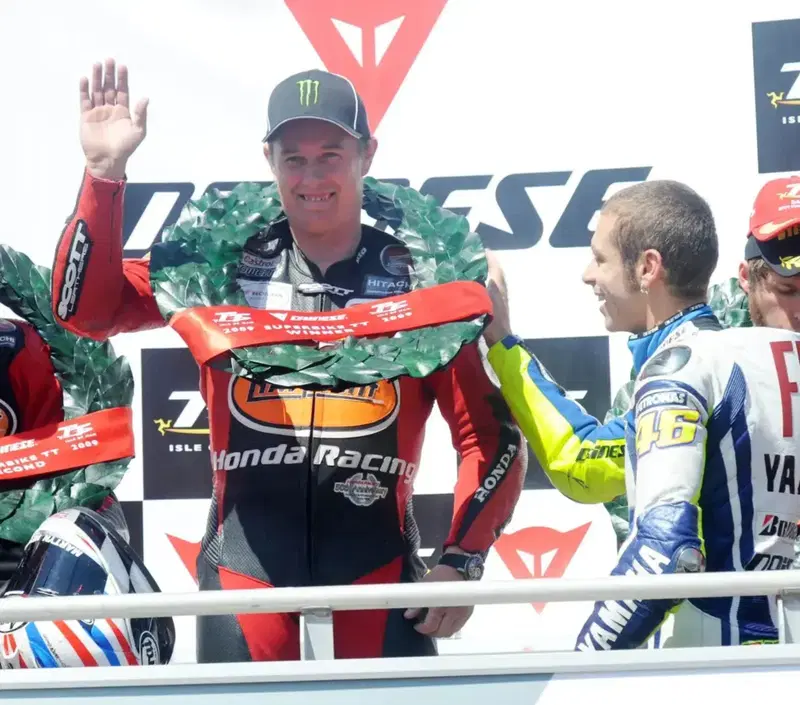 John McGuinness e Valentino Rossi 2009