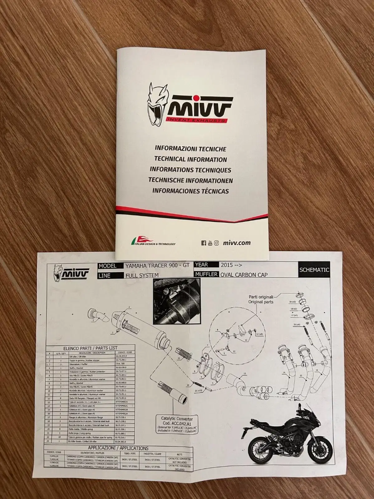 Scarico completo Mivv+centralina Rapid Bike Evo (4)