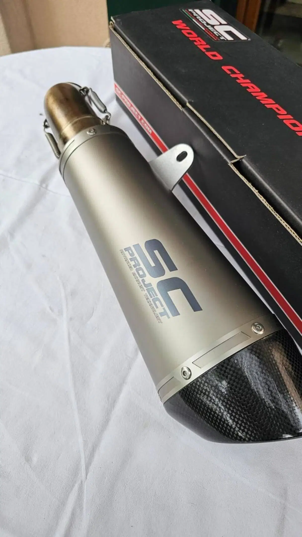 SC-Project silenziatore conico titanio/carbonio Mo SC-Project Exhaust (4)