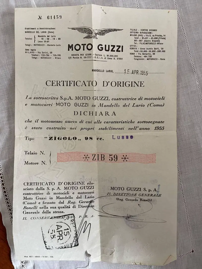 Moto Guzzi Zigolo 98 c.c. (10)