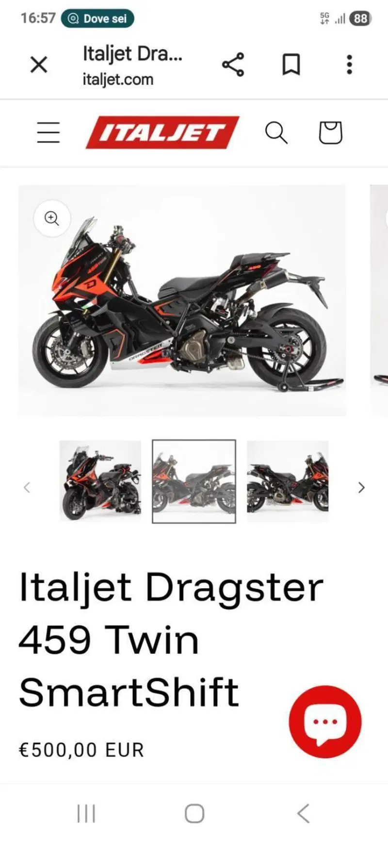 Italjet Moto Dragster 700 Twin Premium (2025 - 26)