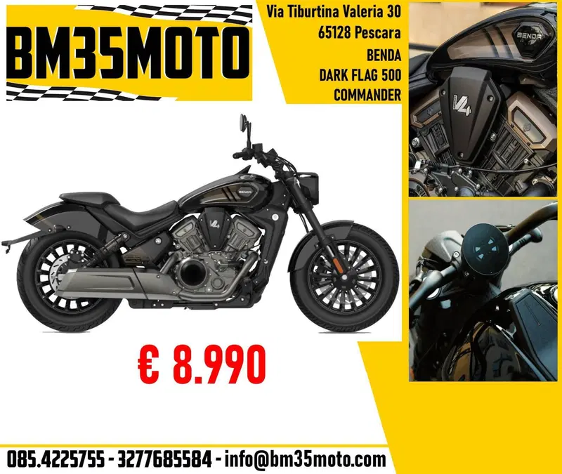 Benda Motorcycles Dark Flag 500 Commander (2026)