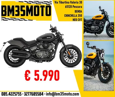 Benda Motorcycles Chinchilla 350 CVT Neo (2026) nuova