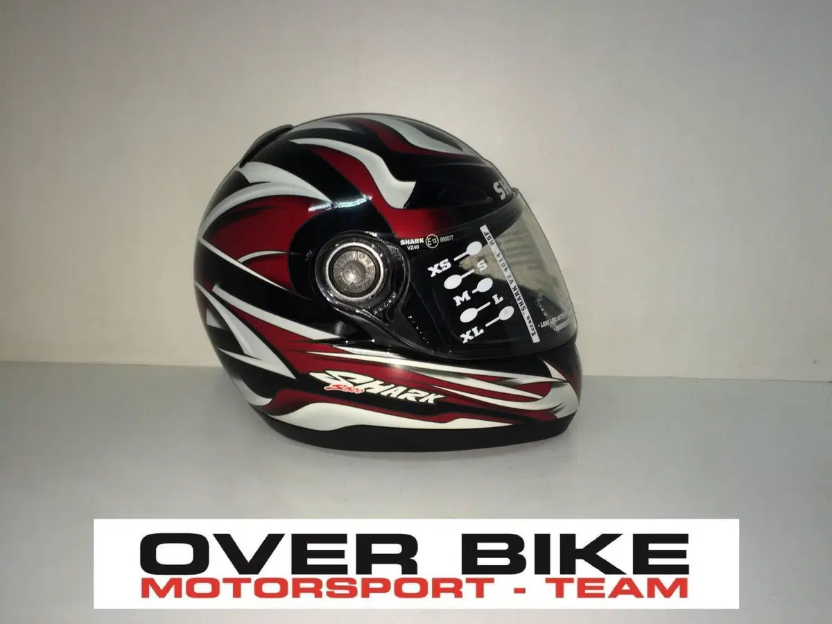SHARK S500 Omega - Black/Bordeaux/Silver - Taglia Shark Helmets