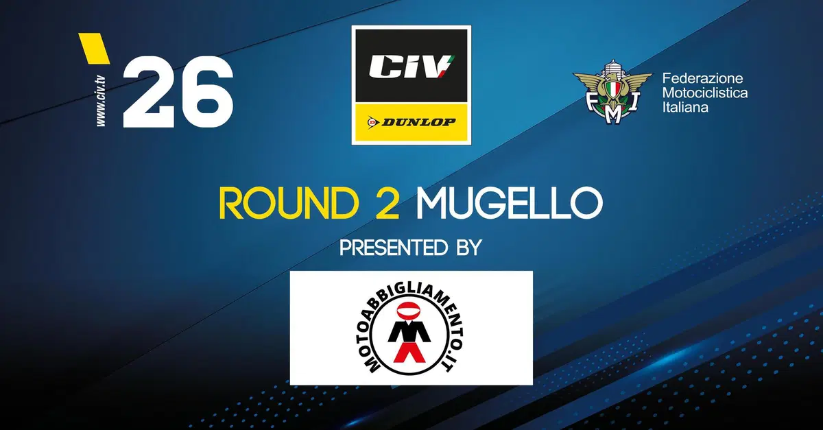 CIV Mugello: Motoabbigliamento &egrave; Title Sponsor del secondo round