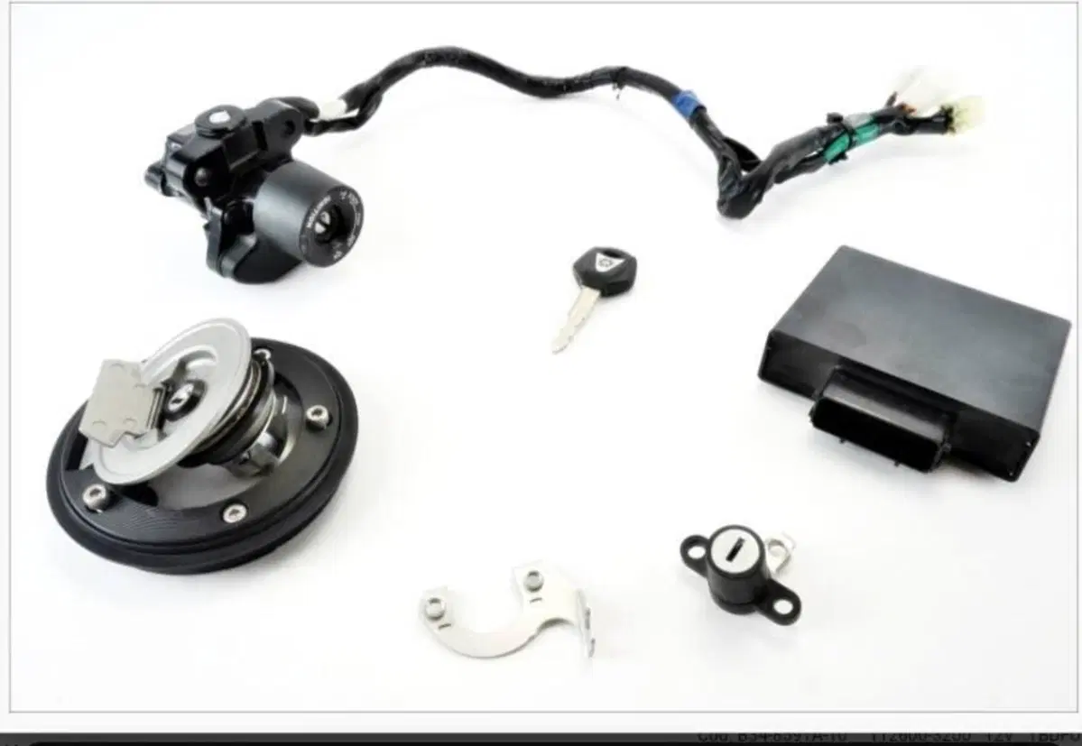 Kit blocchetto chiavi completo per Yamaha mt-07 (4)