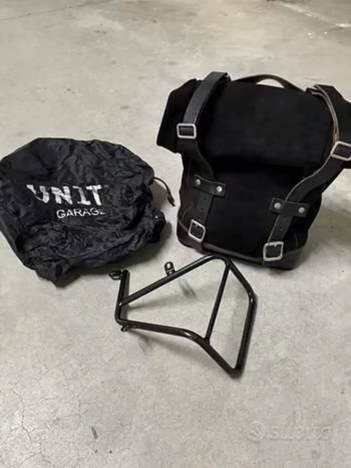 Borsa Unit Garage canvas 10l-14l nero senza telai BMW