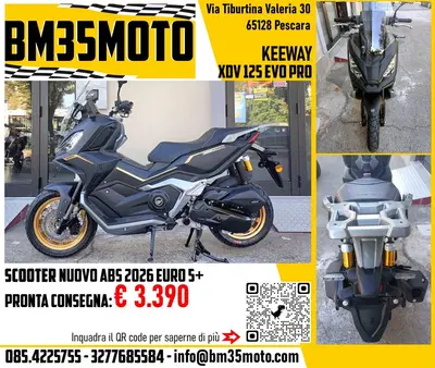 Keeway Motor XDV 125 EVO PRO (2025 - 26) nuova