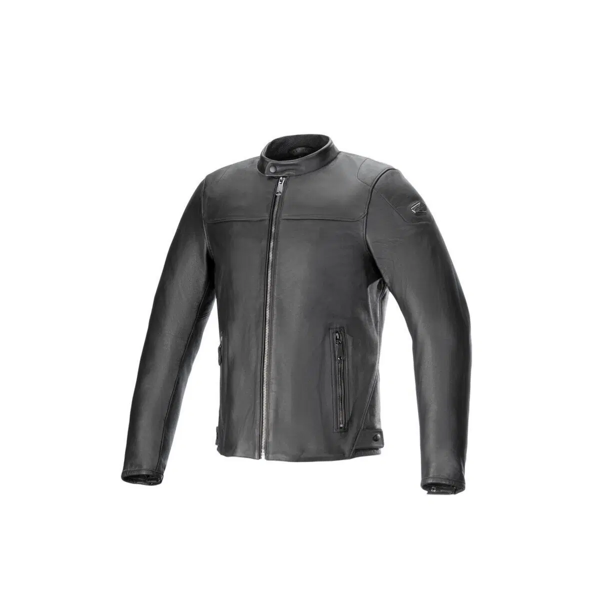 Giacca moto pelle Alpinestars BLACKTRACK Nero Nero