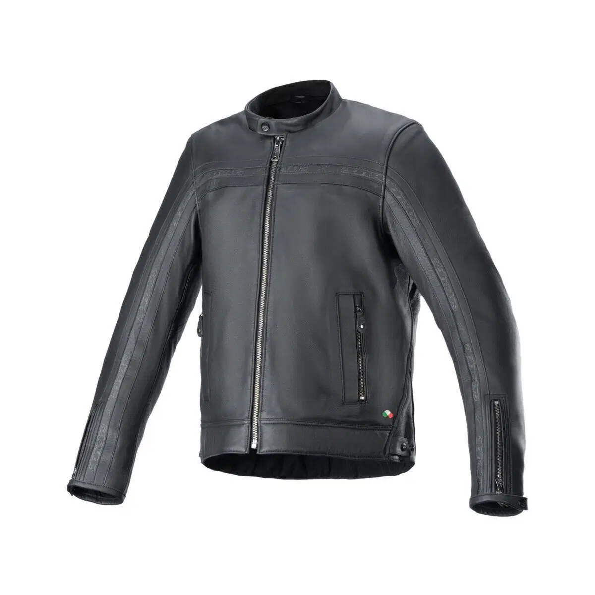 Giacca moto pelle Alpinestars DYNO Nero Nero