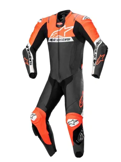 Tuta moto pelle Alpinestars MISSILE V2 WARD 1PC Ne