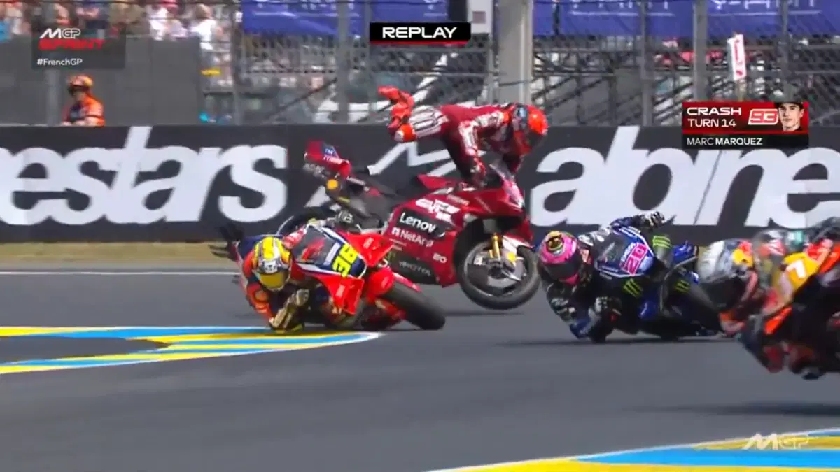 MotoGP 2026. GP di Francia. Partenza capolavoro, Jorge Martín vince la Sprint, poi Bagnaia-Bezzecchi, highside per Marc Márquez [CLASSIFICA e VIDEO] (3)